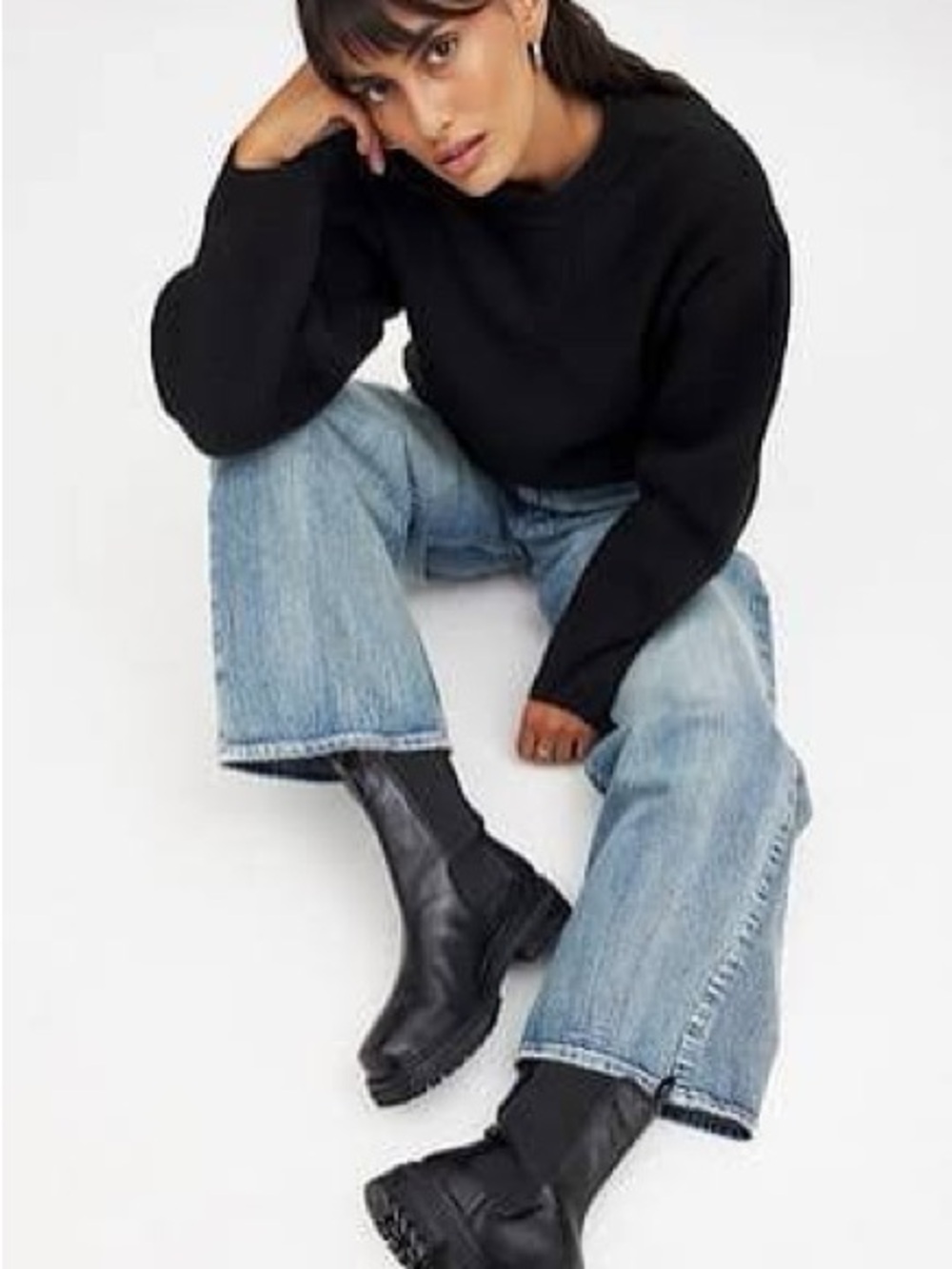 Chunky Leather Boots